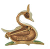 CFW Swan Vintage Costume Figural Pin Brooch