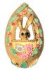 Easter Bunny Egg Vintage Figural Pin Pin Brooch 1950s