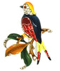 Trifari Perched Bird A Philippe 1942 Vintage Figural Fur Clip Brooch