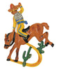Bauman Massa Reinad Cowboy Bucking Bronco Vintage Figural Costume Brooch