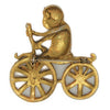 Gargano Circus Monkey Bicycle Vintage Figural Costume Brooch