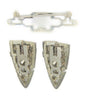 Coro Dress Clip Duette Vintage 1920s Brooch Set