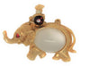 RESERVED Coro Elephant Jelly Belly Rider Small Series Vintage Figural Costume Brooch