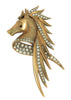 Erwin Pearl PEP Wild Horse Vintage Figural Pin Brooch