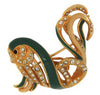 Sphinx Enamel Fantasy Fish Vintage Figural Costume Brooch