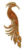 American 1960s Massive Statement Size Heron Vintage Figural Pin Brooch