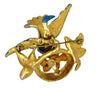Fred Grey Nest Baby Birds Vintage Figural Costume Brooch