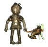 A Boy and His Dog Chatelaine Movie Tie In Vintage Figural Brooch Set