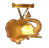 Frank Gargano Acrobat Series Trumpeting Elephant Vintage Figural Pin Brooch