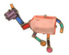Mazer Animal Horse Cut Glass Stones Vintage Figural Costume Brooch