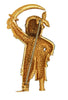 Ciner Peg Leg Pirate Vintage Figural Costume Pin Brooch