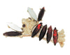 Dodds Ruby Red Milk Glass Lobster Vintage Figural Costume Brooch