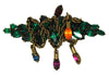 Bauer Christmas Garland Swag Bulbs Vintage Figural Brooch