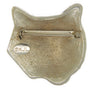 KJL Tiger Cat Pave Rhinestones Vintage Figural Costume Brooch