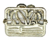 Bauman Massa Tropical Beach Scene Palm Tree Figural Brooch 1940s