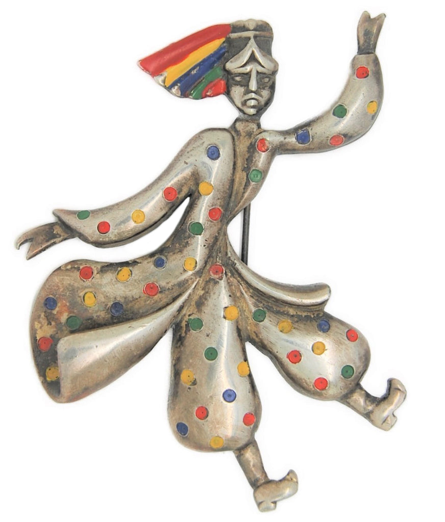 Stanley MacNeil Wonder Wizard Vintage Costume Figural Brooch