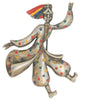 Stanley MacNeil Wonder Wizard Vintage Costume Figural Brooch
