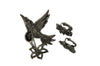 Avon Marcasite Hummingbird Figural Brooch & Earring Set
