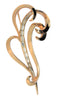 Boucher Classic Curls & Swirls Vintage Figural Pin Brooch