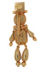 Corocraft Colorful Bowtie Clown Dangling Vintage Figural Costume Brooch