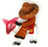 Bakelite Sleepy Rider Wood Sombrero Lucite Donkey Vintage Figural Brooch
