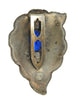 T&G 1930s Pot Metal Glass Stone Vintage Figural Dress Clip Brooch