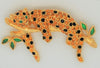 Trifari Safari Sleepy Leopard Cat on Branch Vintage Figural Costume Pin Brooch