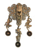 Schiaparelli Acrobat Triple Jester Circus 1938 Dress Clip Vintage Figural Brooch