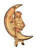 St John Swinging Man on the Moon Vintage Figural Brooch RARE