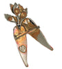 Original by Robert Enamel Carrots Vintage Costume Brooch