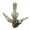 Large Pot Metal Rhinestone Bird Vintage Figural Pin Brooch 1930s