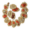 Capri Seashell Vintage Figural Bracelet & Matching Earrings Set