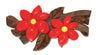 Celluloid Bright Blooms Carved Wood Branch Vintage Figural Brooch 1930s