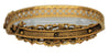 ART Enamel Moonstones Floral Clasp Vintage Figural Bracelet