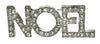 Christmas Holiday NOEL Message Vintage Pin Brooch