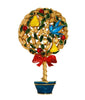 Cadoro Christmas Partridge Pear Topiary Vintage Figural Costume Brooch