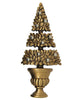 JJ Triple Topiary Vintage Christmas Tree Figural Pin Costume Brooch