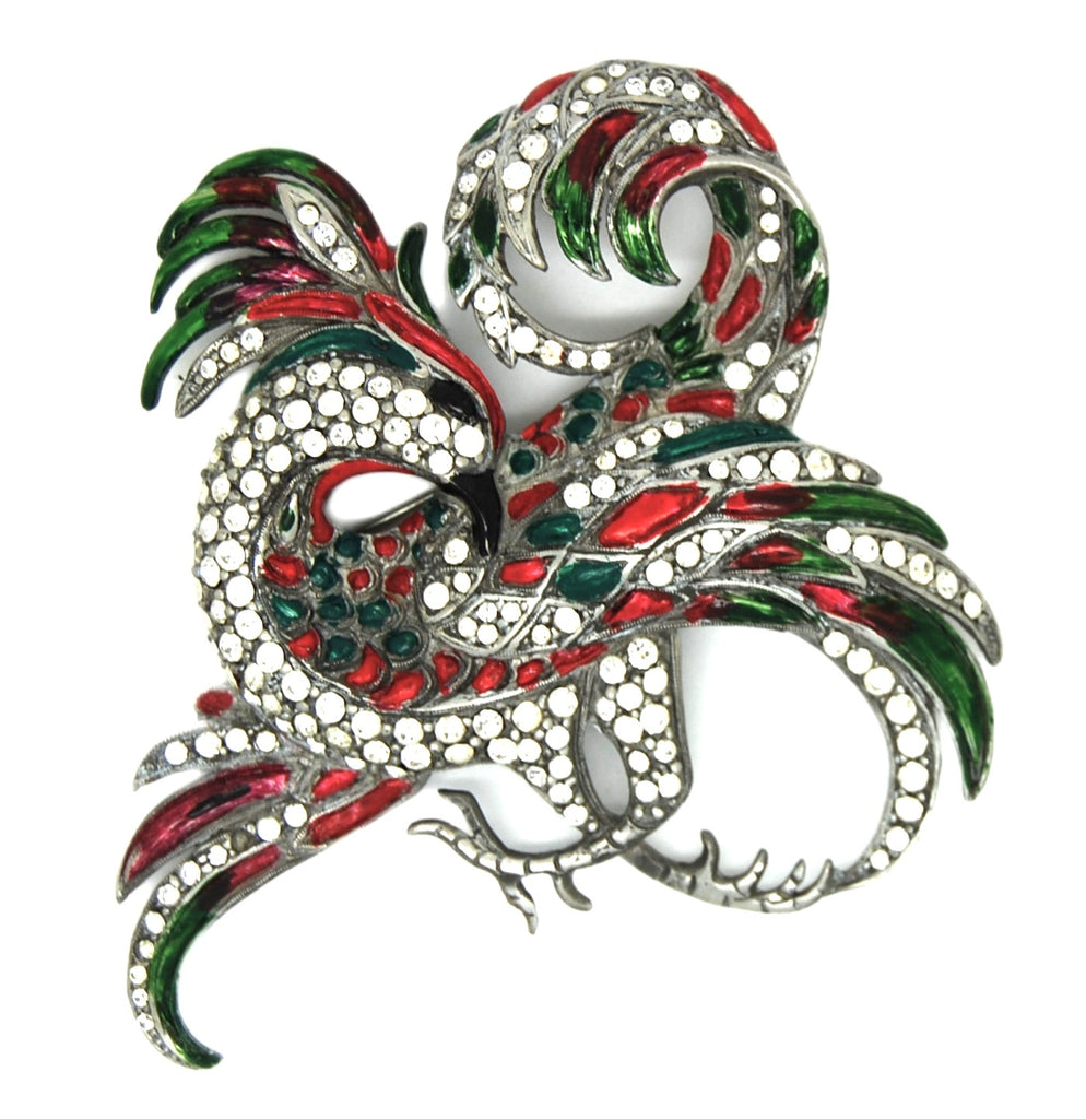 Boucher Griffin Fantasy Bird RESTRIKE Vintage Figural Pin Brooch