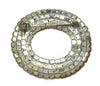 RMN Icy Clear Pave Rhinestones Chain Soldered Vintage Figural Brooch