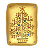 JJ Jonette Sparkling Cut Work Tree Vintage Figural Costume Brooch