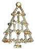 RON Christmas Candle Holiday Tree Vintage Figural Brooch