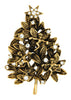 Graziano Triple Angel Holiday Christmas Tree Vintage Figural Brooch