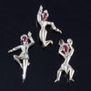 Trifari Single Edition Alfred Philippe Ballet Dancers Vintage Figural Brooch