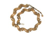 Trifari Ruby & Gold Vintage Necklace & Bracelet Set 1950s