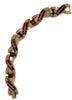 Trifari Ruby & Gold Vintage Necklace & Bracelet Set 1950s