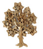 Trifari Tree of Life Fire & Ice Philippe Vintage Figural Costume Pin Brooch