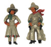 Coro Roy Rogers & Dale Evans Movie Tie-In Couple Vintage Figural Brooch Set
