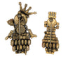 Weiss King & Queen of Hearts Vintage Costume Figural Brooch Set