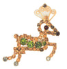 Hobe Filigree Christmas Rudolph Reindeer Vintage Figural Brooch