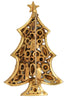 Regency Christmas Holiday Candle Tree Vintage Figural Costume Brooch